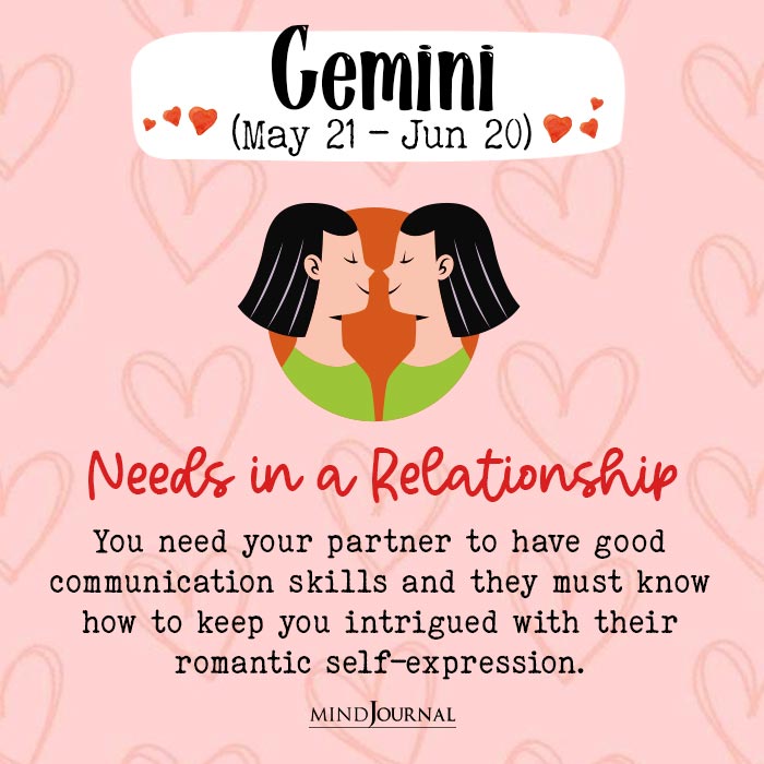 What Do You Need In Relationship gemini