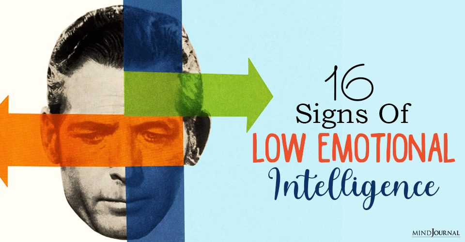 16 Signs Of Low Emotional Intelligence