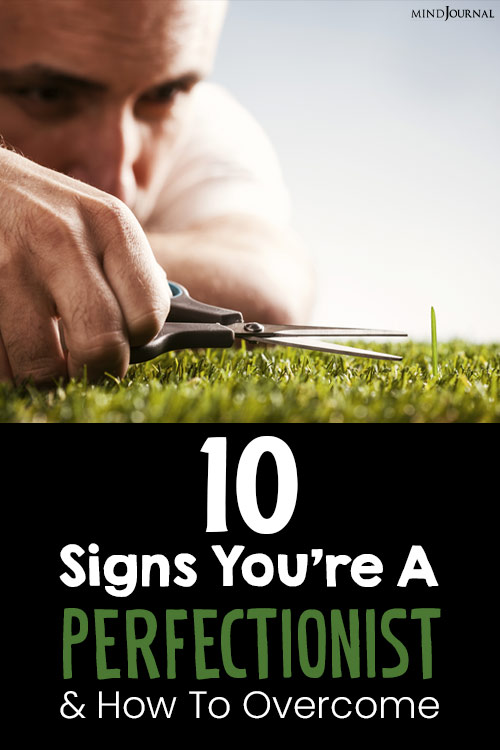 signs you are perfectionist pin