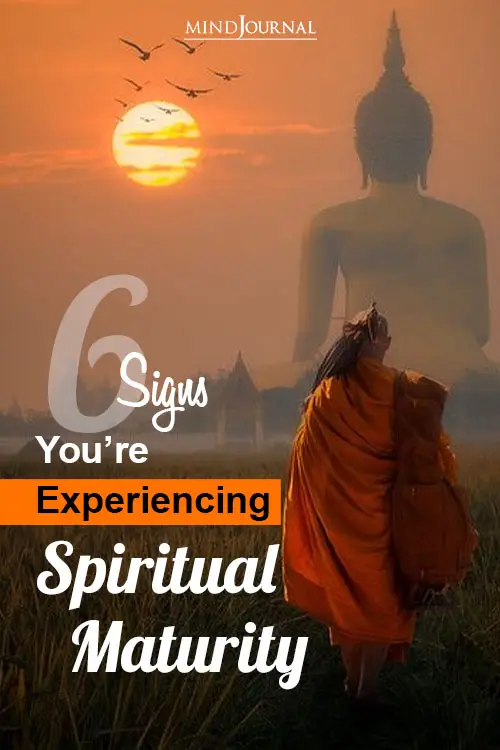 Sign Experiencing Spiritual Maturity Pin
