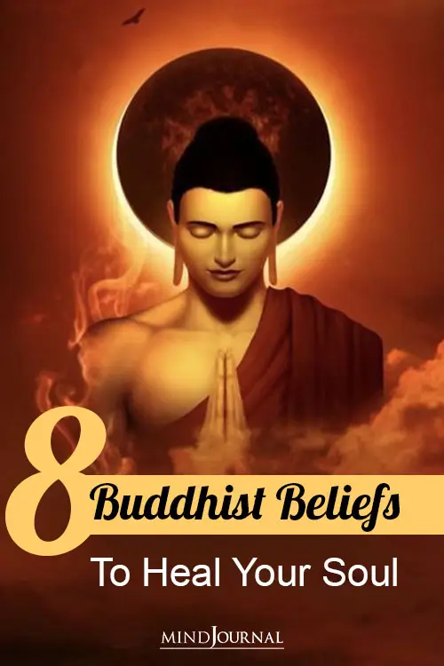 Buddhist Beliefs To Heal Your Soul and Find Happiness Pin
