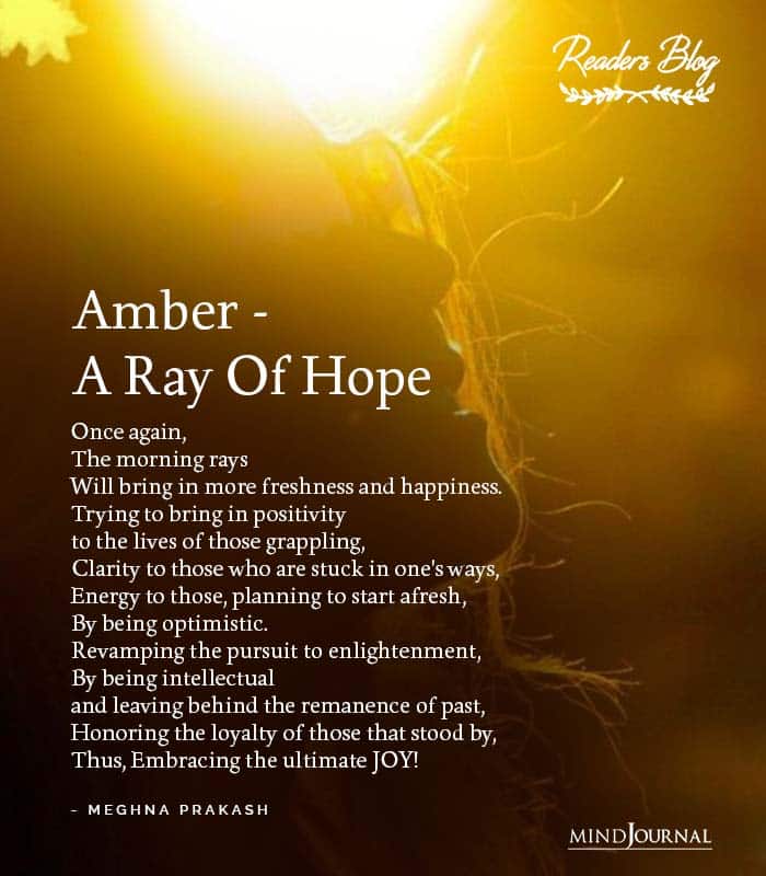 Amber A Ray Of Hope