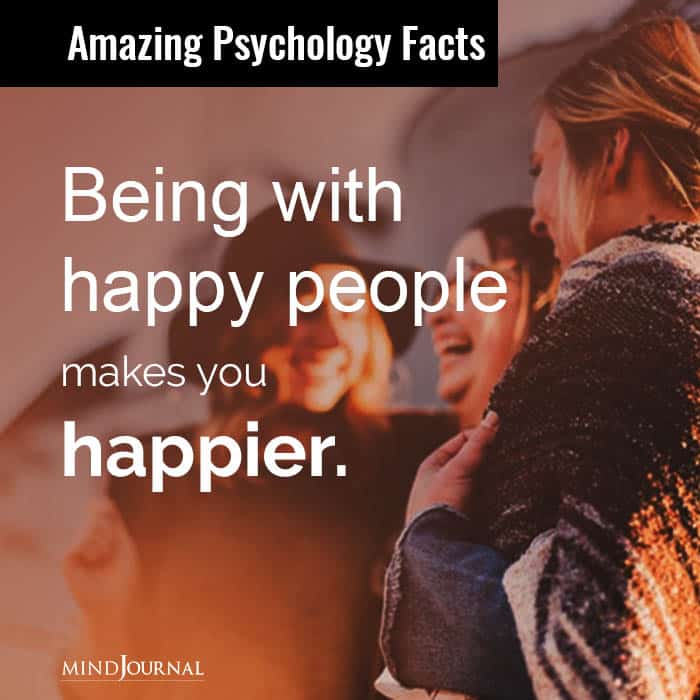 Being with happy people makes you happier