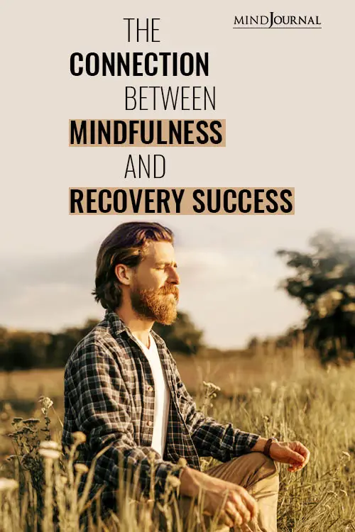 Connection Mindfulness Recovery Success pin