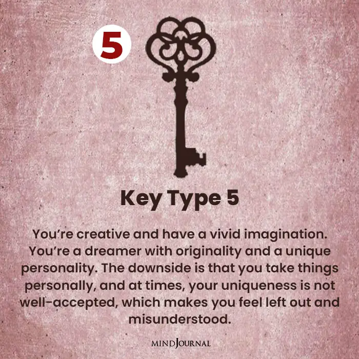 Key Personality Test five