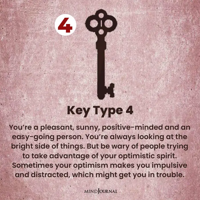 Key Personality Test four