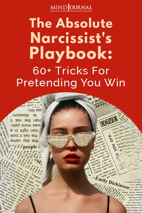 Narcissists Playbook Tricks Pretending You Win Pin