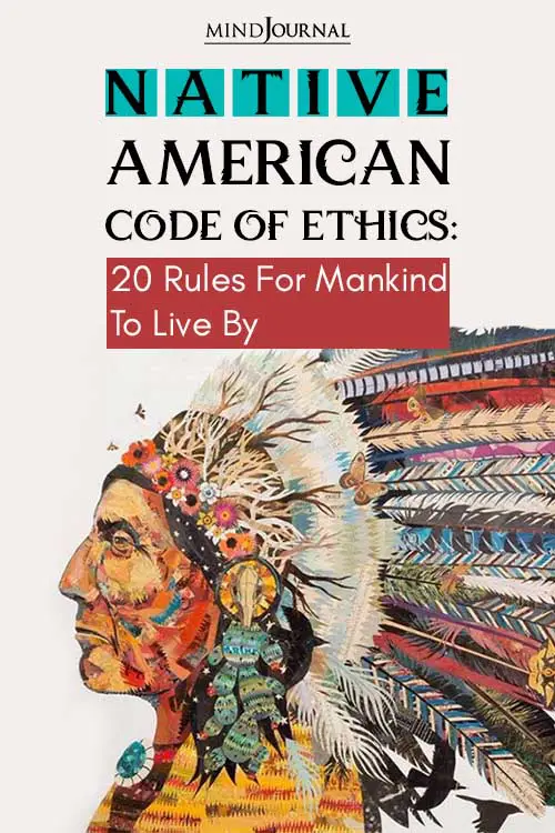 Native American Code of Ethics 20 Rules For Mankind To Live By Pin