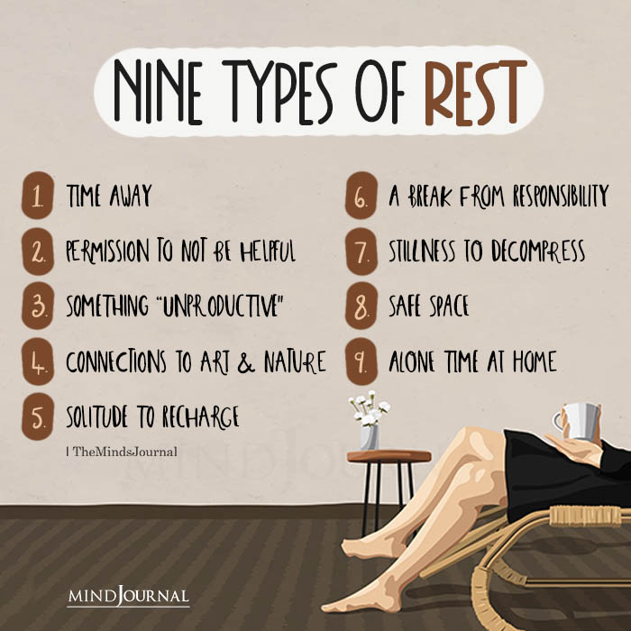 Nine types of rest