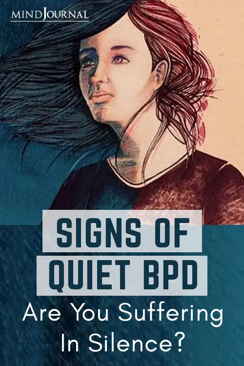 Signs Quiet BPD Suffering In Silence pin