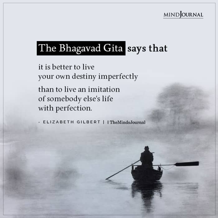 The Bhagavad Gita that ancient Indian Yogic text