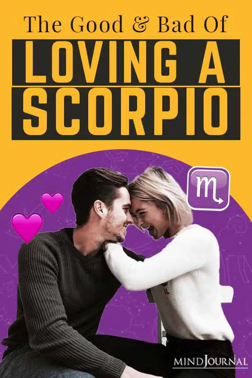 Good and Bad of Loving A Scorpio Pin