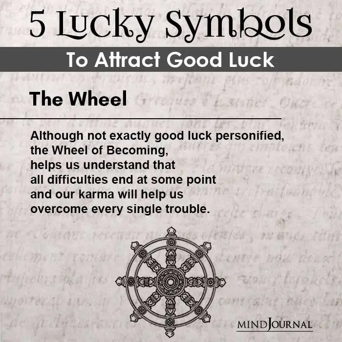 The Wheel is one of the lucky symbols that can transform your life