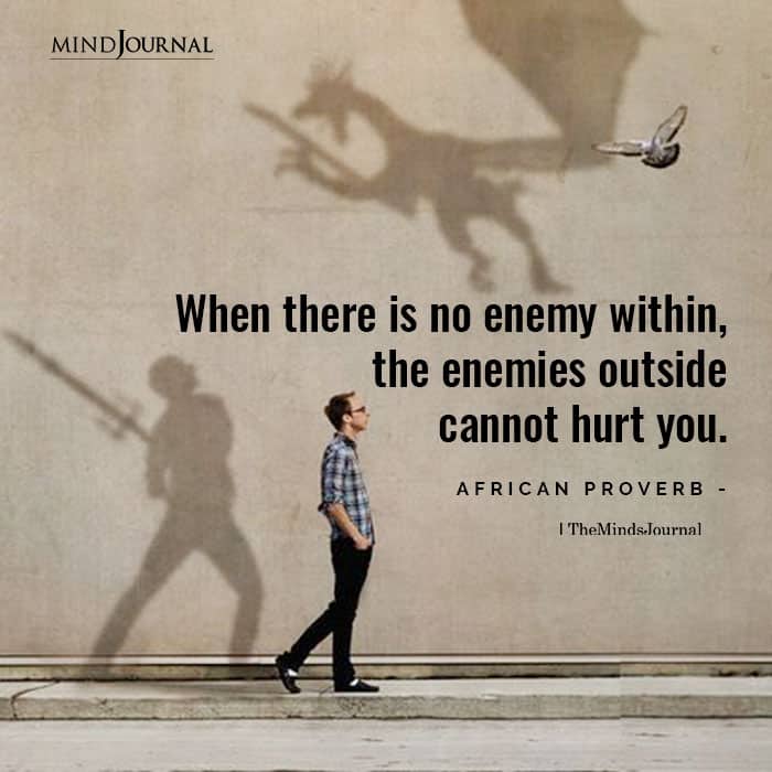 When there is no enemy within