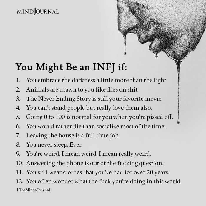 You Might Be an INFJ if