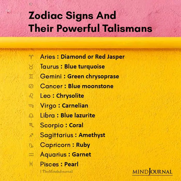 Zodiac Signs And Their Powerful Talismans