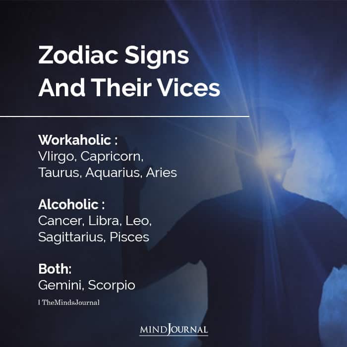 Zodiac Signs And Their Vices