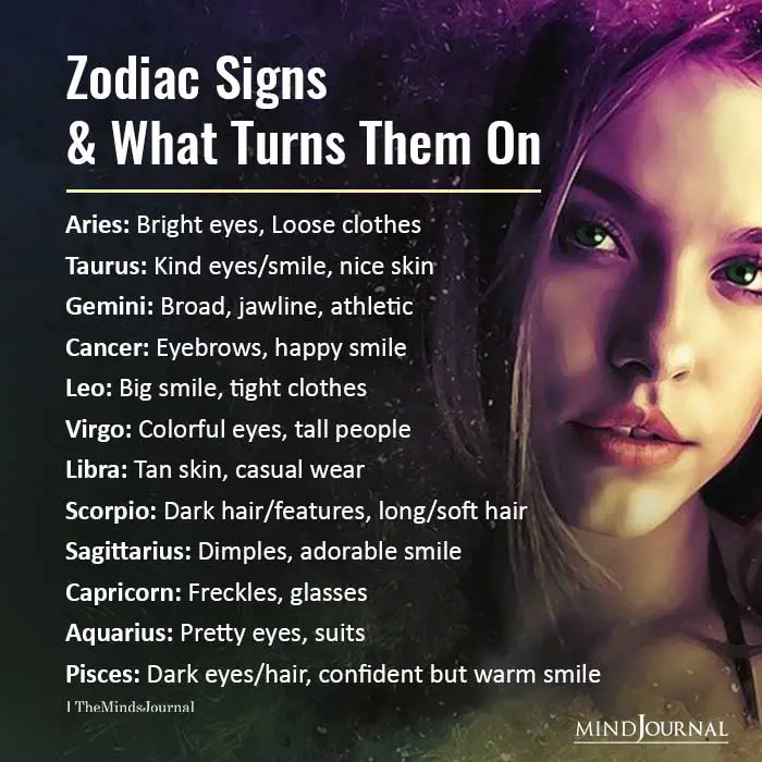 Zodiac Signs And What Turns Them On