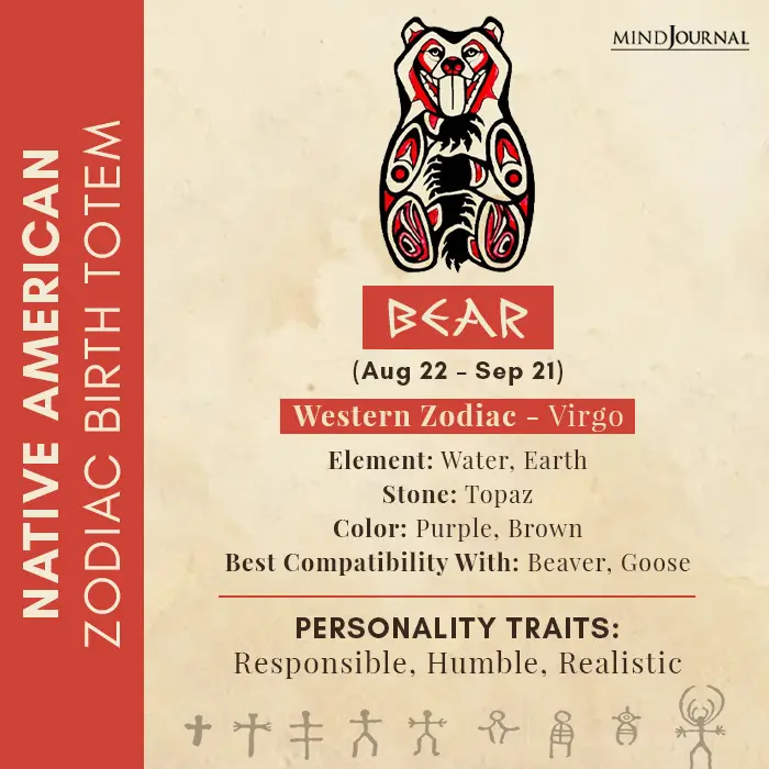 Bear Totem  Native American Zodiac Signs & Birth Signs