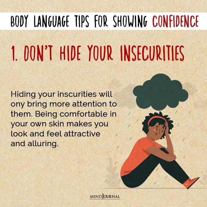 body language dont hide your insecurities