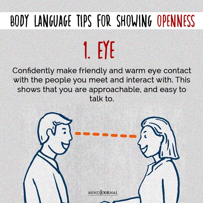 body language eye