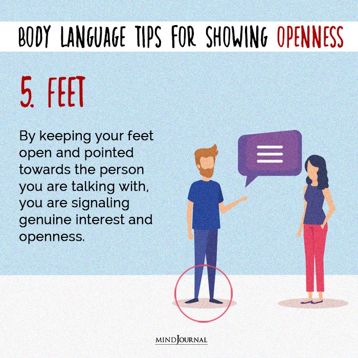body language feet