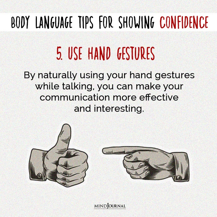 body language hand gestures