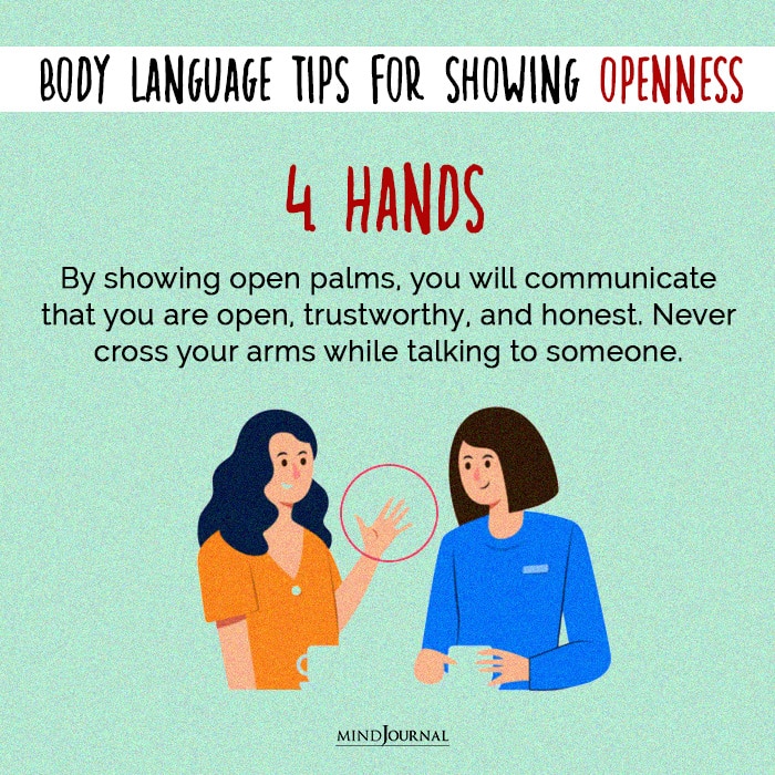 body language hands