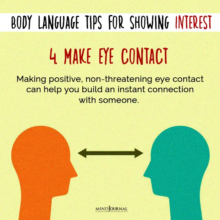 body language make eye contact