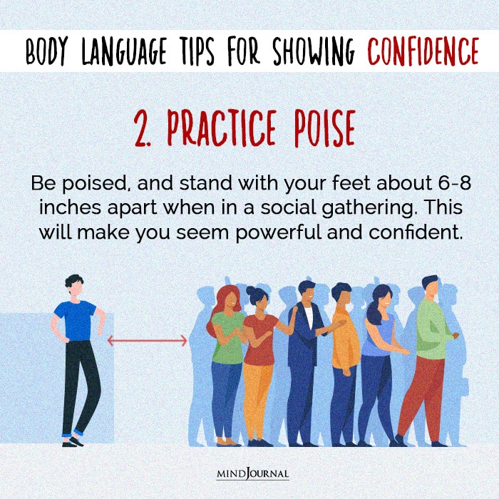 body language practice poise