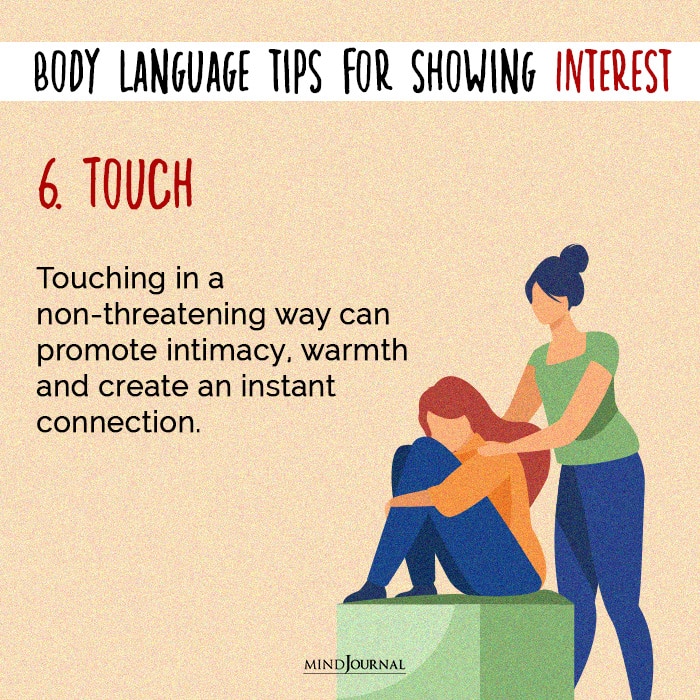 body language touch