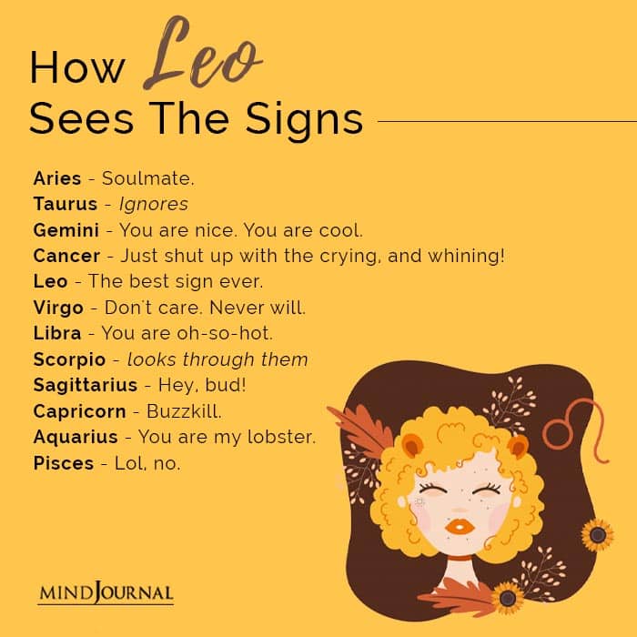How You See Each Zodiac Sign Solely From Your Point Of View