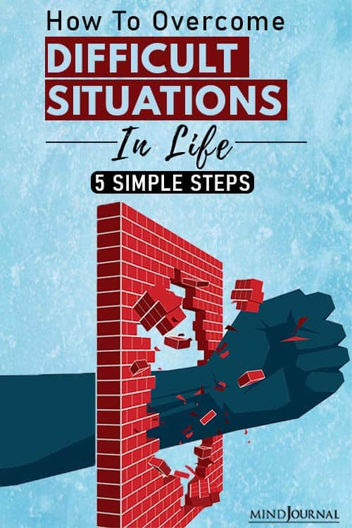 overcome difficult situations in life pin