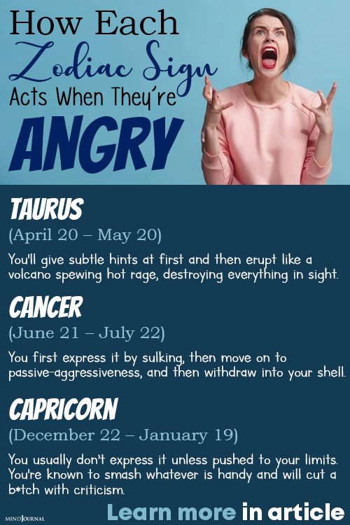 How Zodiacs Act When Angry