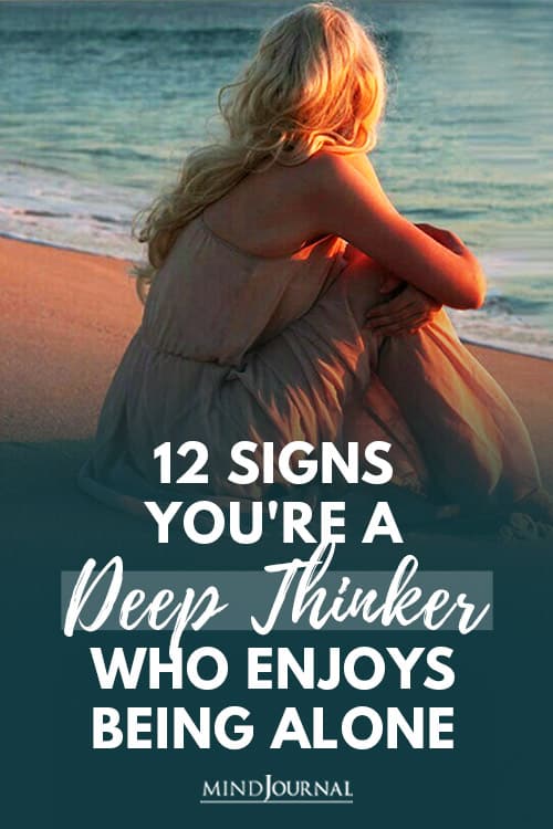 Signs You're A Deep Thinker Pin