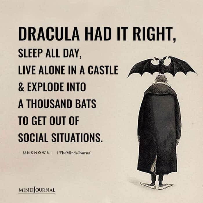 Dracula had it right