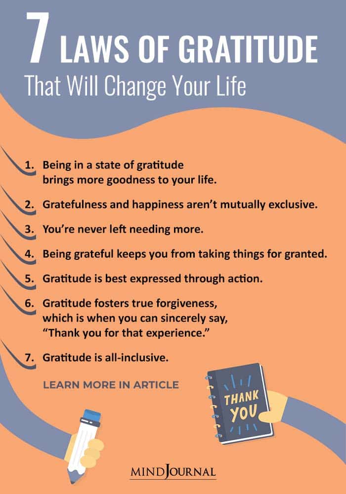 The 7 Laws Of Gratitude That Will Change Your Life