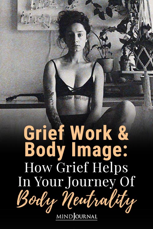 Grief Work Body Image Pin