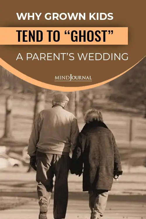Grown Kids Ghost Parents Wedding pin