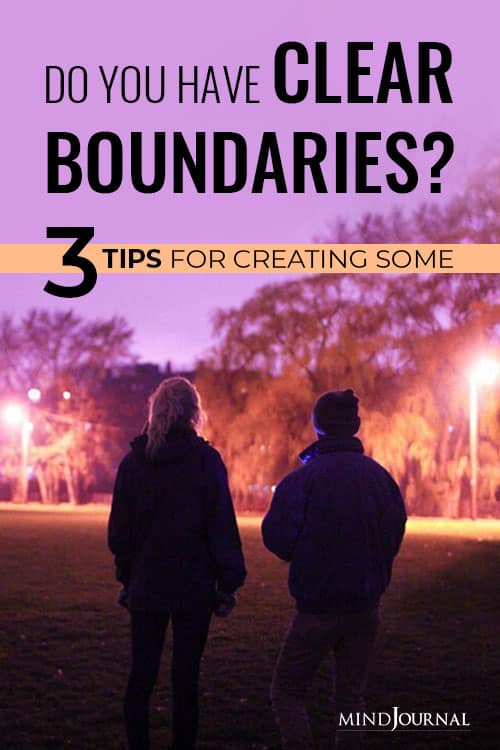 Have Clear Boundaries pin