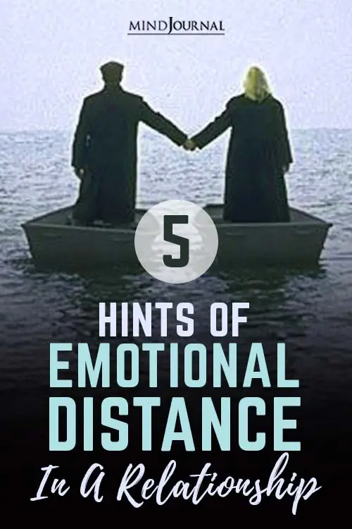 Hints Emotional Distance Relationship Pin