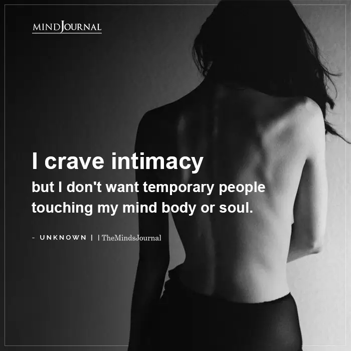 I Crave Intimacy