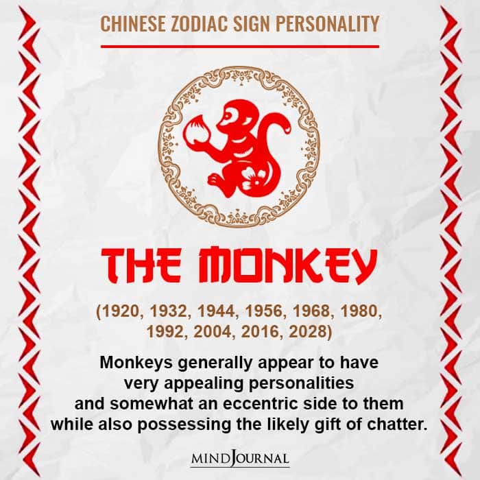 Personality Traits Of Chinese Zodiac Signs - Chinese zodiac monkey