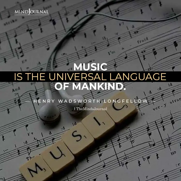 Music is the universal language