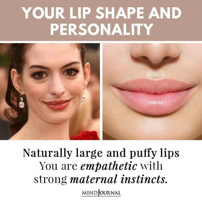 Naturally large puffy lips