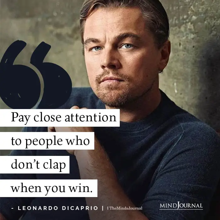 Pay close attention to people who dont clap