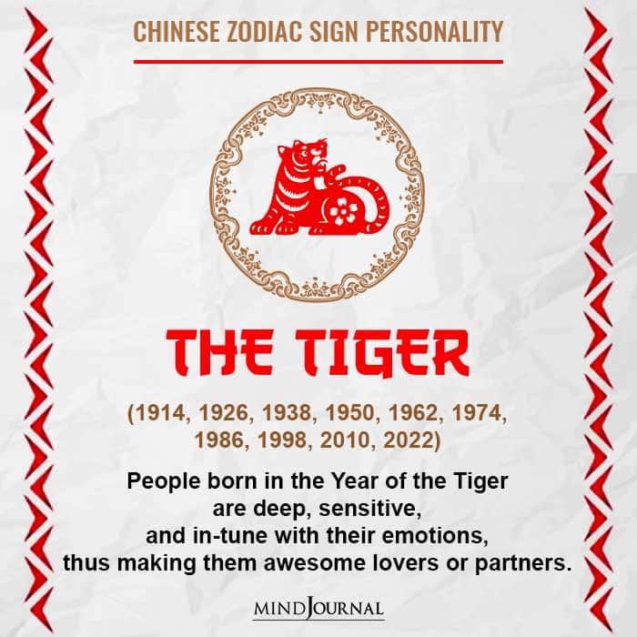 Personality Traits Of Chinese Zodiac Signs - Chinese zodiac tiger