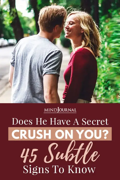 Secret Crush Subtle Signs Know Pin