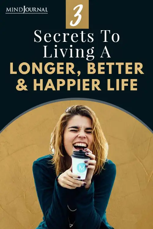 Secrets Living Happier Life Pin