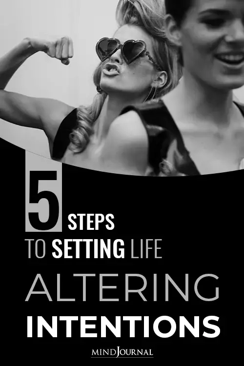 Setting Life Altering Intentions pin